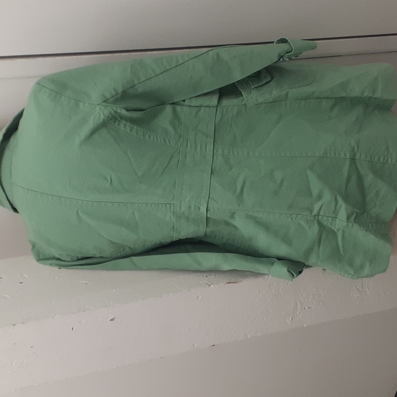 Anthropologie Sitwell Green SPY Trench Jacket size 6 - Picture 5 of 12